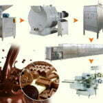 línea automática de producción de chocolate