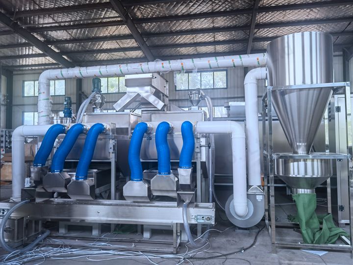 Cocoa Bean Dehulling Machine Grading Air Duct