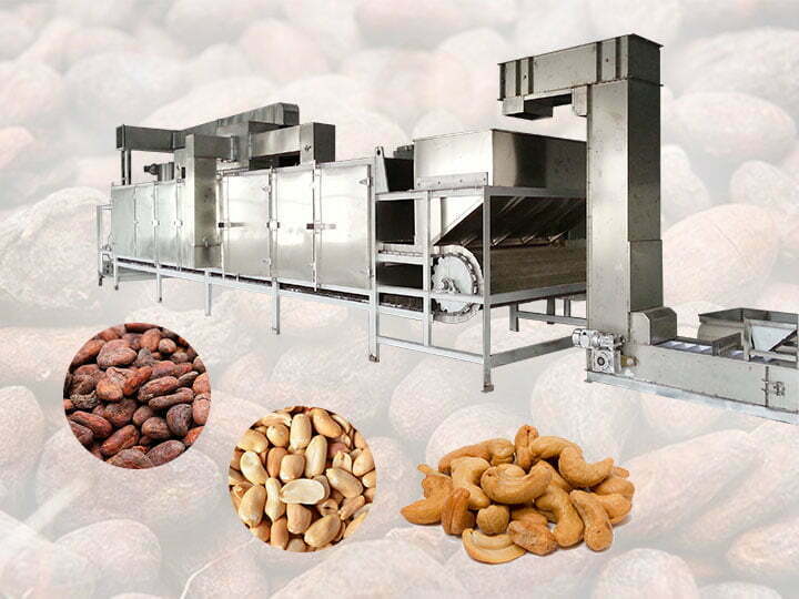 continuous chain plate tunnel oven