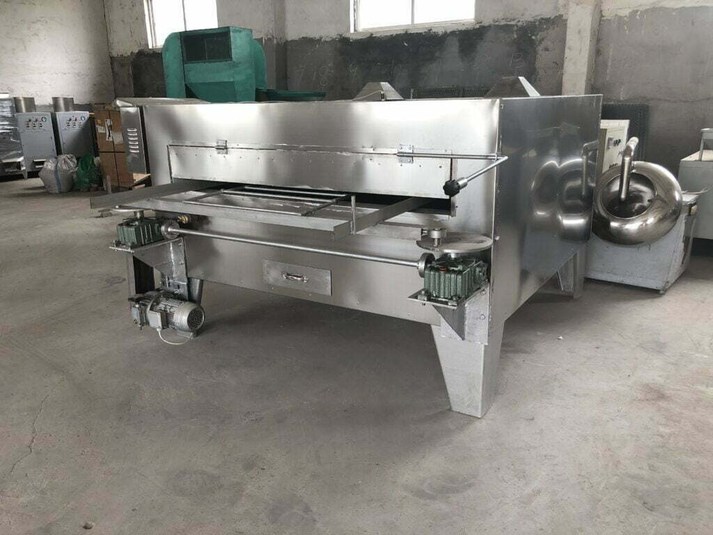 swing roasting oven for coated peanuts