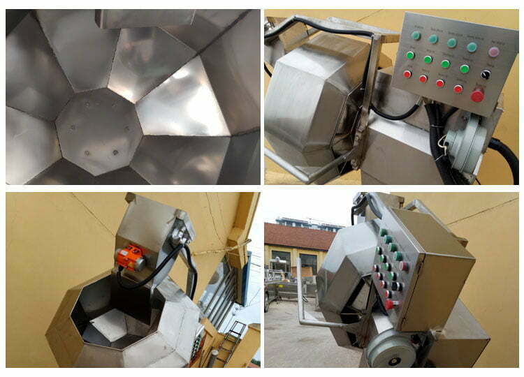 machine details of potato chip flavoring machine