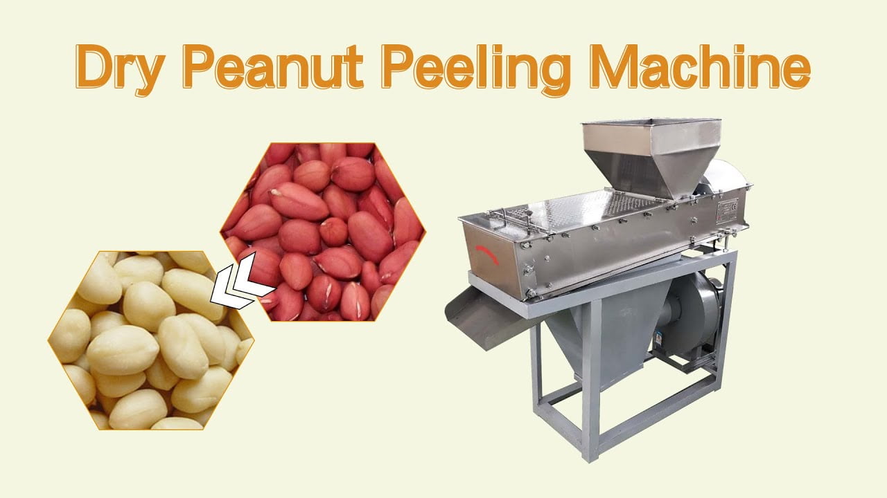 Peanut Peeling Machine for Peeling Roasted Peanut Kernels and Dry Groundnut  Kernels