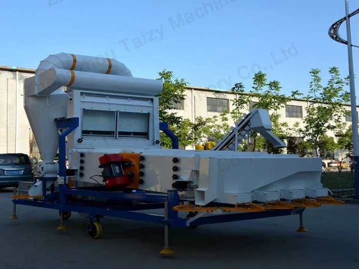 Cocoa bean cleaning equipment