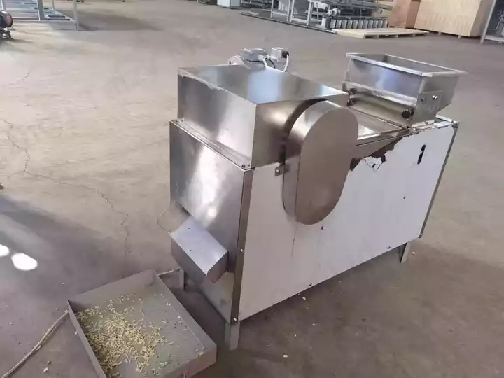 Máquina de corte de tiras de cacahuete