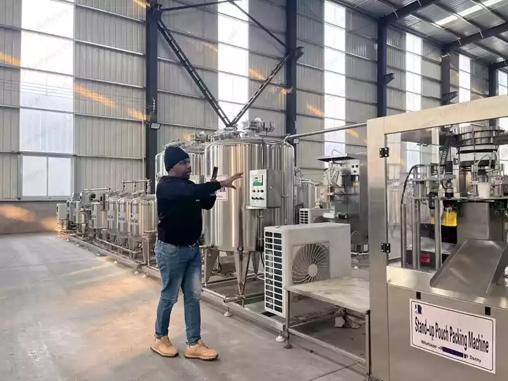 Kenia Joghurtproduktionslinie