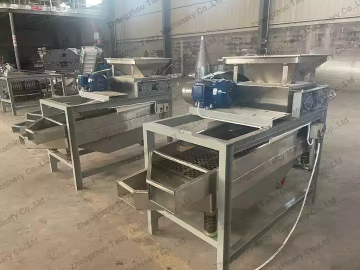 macadamia nut processing machine