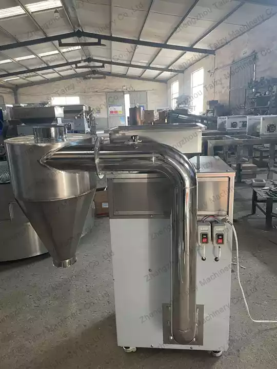50-100kgh cocoa peeler equipped with cyclone dust collector