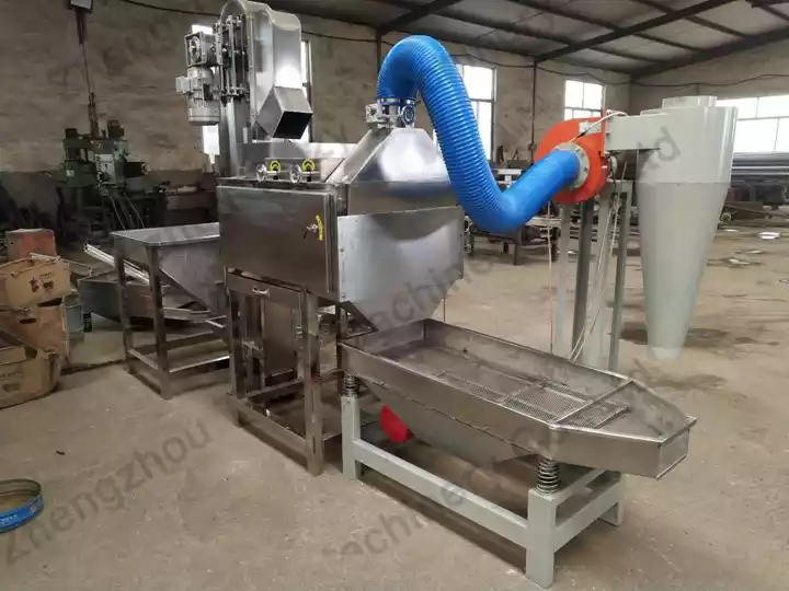 HB-2 Spiral continuous spiral feeding cocoa peeler