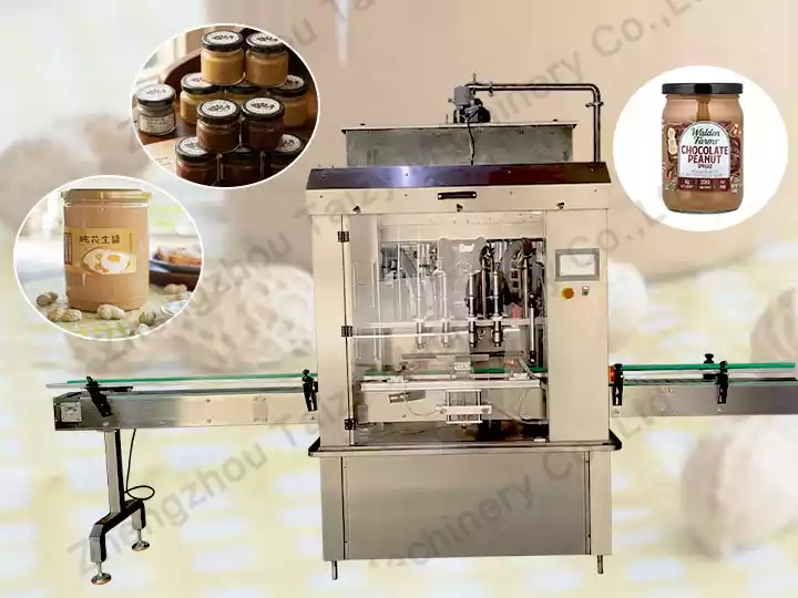 Máquina de llenado de mantequilla de cacahuete
