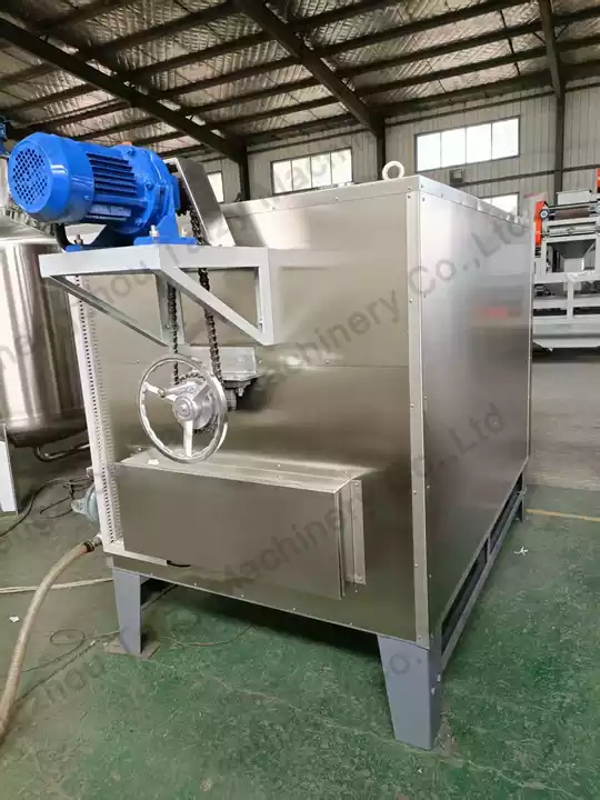 Continuous mesh‑belt groundnut roasting equipment